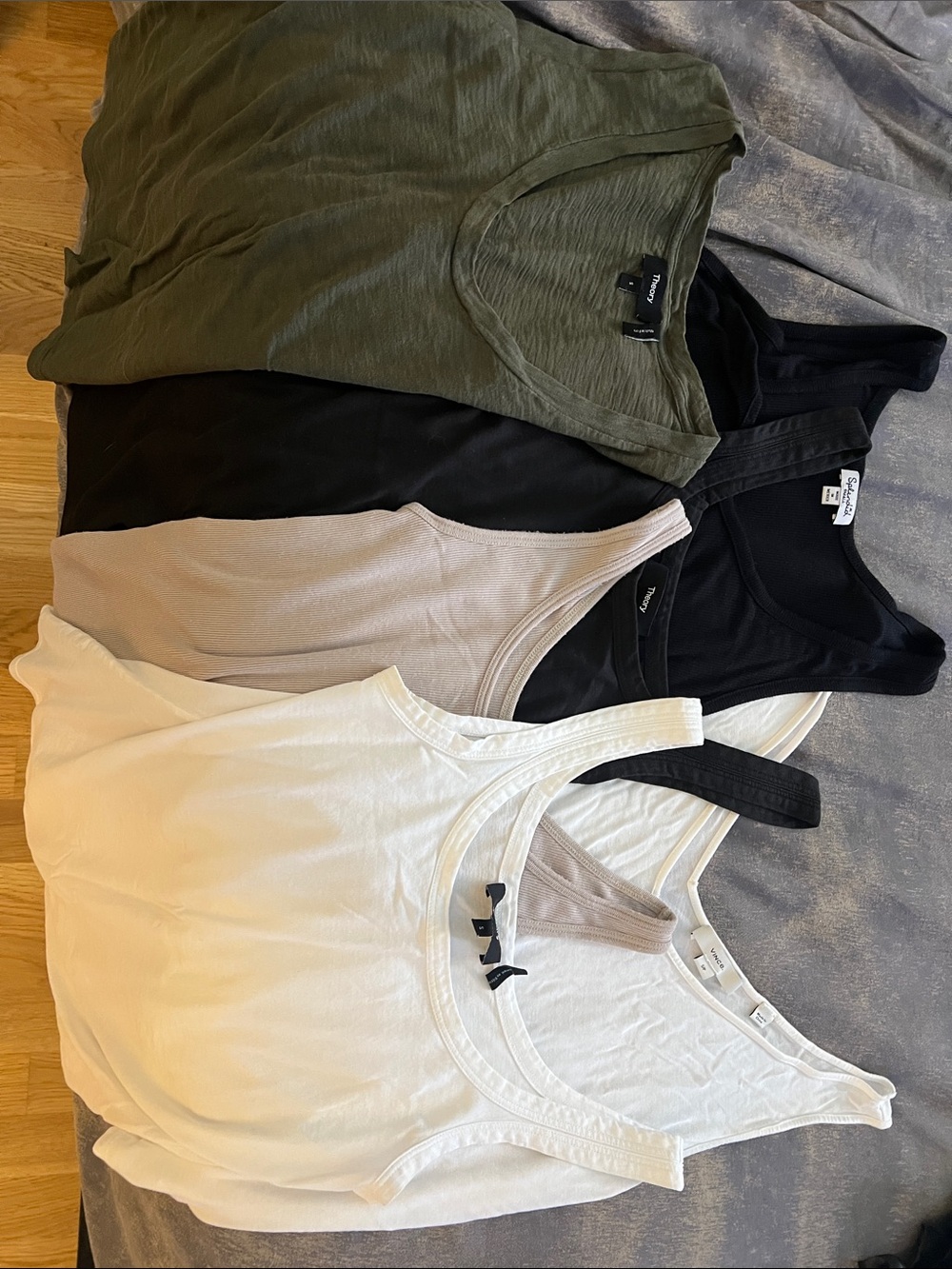 Theory, Vince and Splendid bundle of tank tops